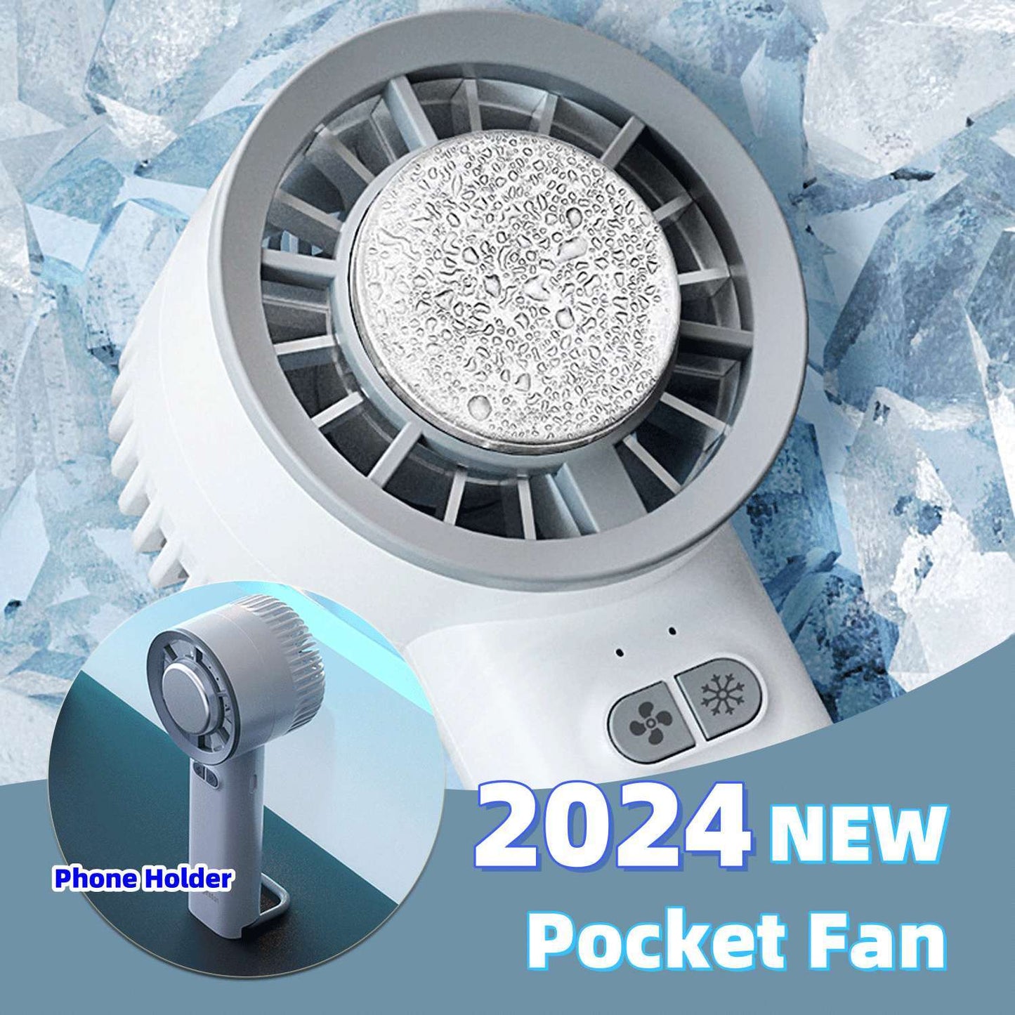 Jet Portable Fan Mini Ice Cold Fan Generation Brushless Motor Wind High Speed Duct Fans Violent Blower