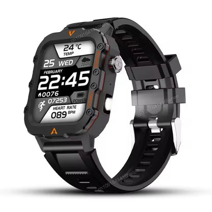 2025 For Huawei Xiaomi Military Men Smartwatch GPS Men Flashlight Waterproof Outdoor Sport Tracker HD Bluetooth Call Smart Watch New