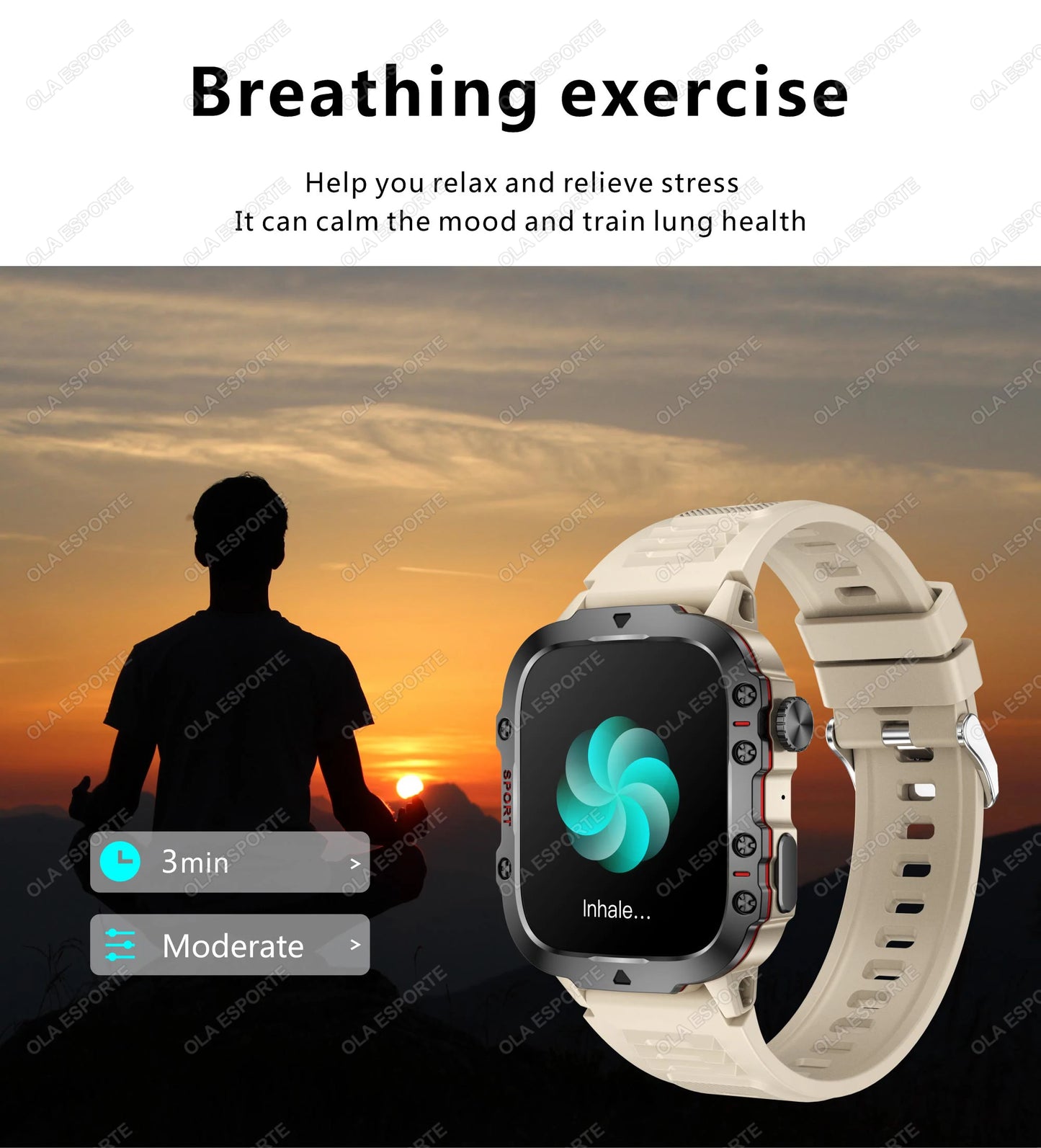 2025 For Huawei Xiaomi Military Men Smartwatch GPS Men Flashlight Waterproof Outdoor Sport Tracker HD Bluetooth Call Smart Watch New