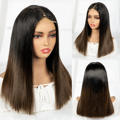 Bone Straight Bob Wigs Double Drawn Raw Vietnamese Virgin Human Hair Short Bob Wig for Women
