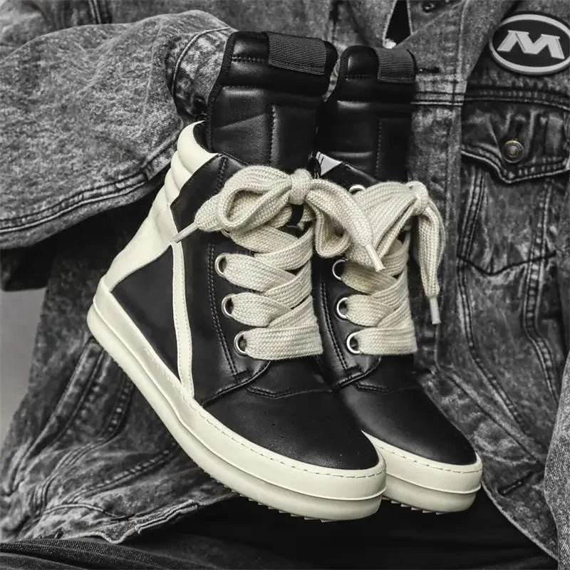 Boots Autumn/Winter Men's Shoes High Street Niche Vintage Motorcycle Versatile Sport Casual Shoes Me