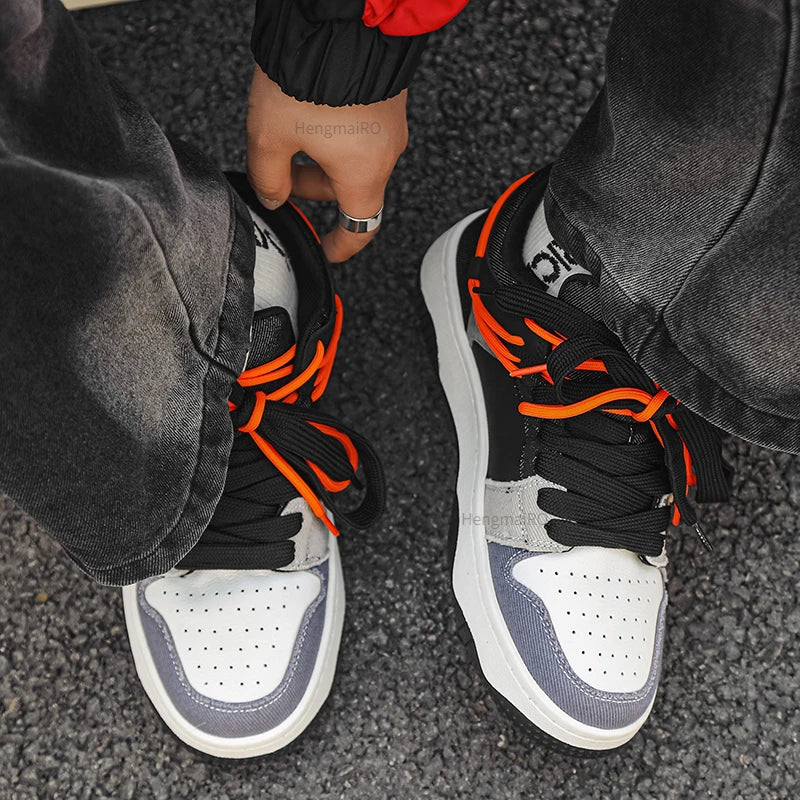 Women Shoes Men Unisex Classic Retro Punk Y2K Skateboard Shoes Fashion Sneakers Couple Students Outdoor Gym Sports Casual Shoes