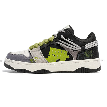 Women Shoes Men Unisex Classic Retro Punk Y2K Skateboard Shoes Fashion Sneakers Couple Students Outdoor Gym Sports Casual Shoes