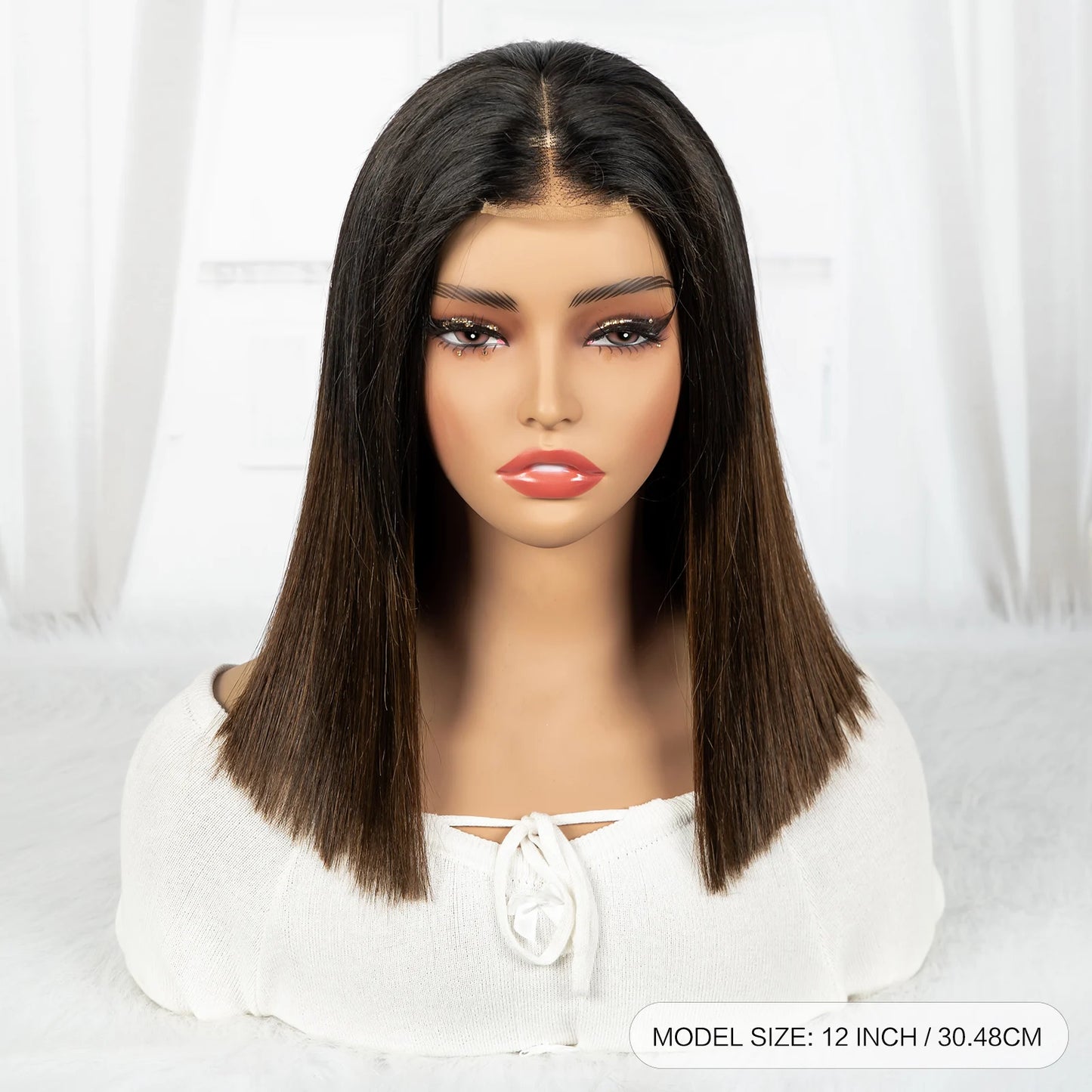 Bone Straight Bob Wigs Double Drawn Raw Vietnamese Virgin Human Hair Short Bob Wig for Women