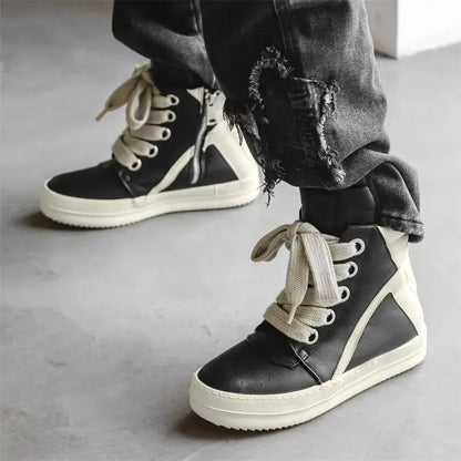 Boots Autumn/Winter Men's Shoes High Street Niche Vintage Motorcycle Versatile Sport Casual Shoes Me