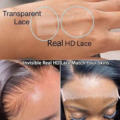 Glueless Wigs Human Hair Bob Straight 13×6 HD Lace Frontal Wigs 360 HD Transparent Lace Front Human Hair Wigs Wear And Go P1/350