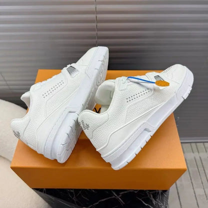 2025 New Men's Black Platform Casual Shoes High Street Lovers Joker Lace-up Increase Casual Sports Shoes Men's Shoes