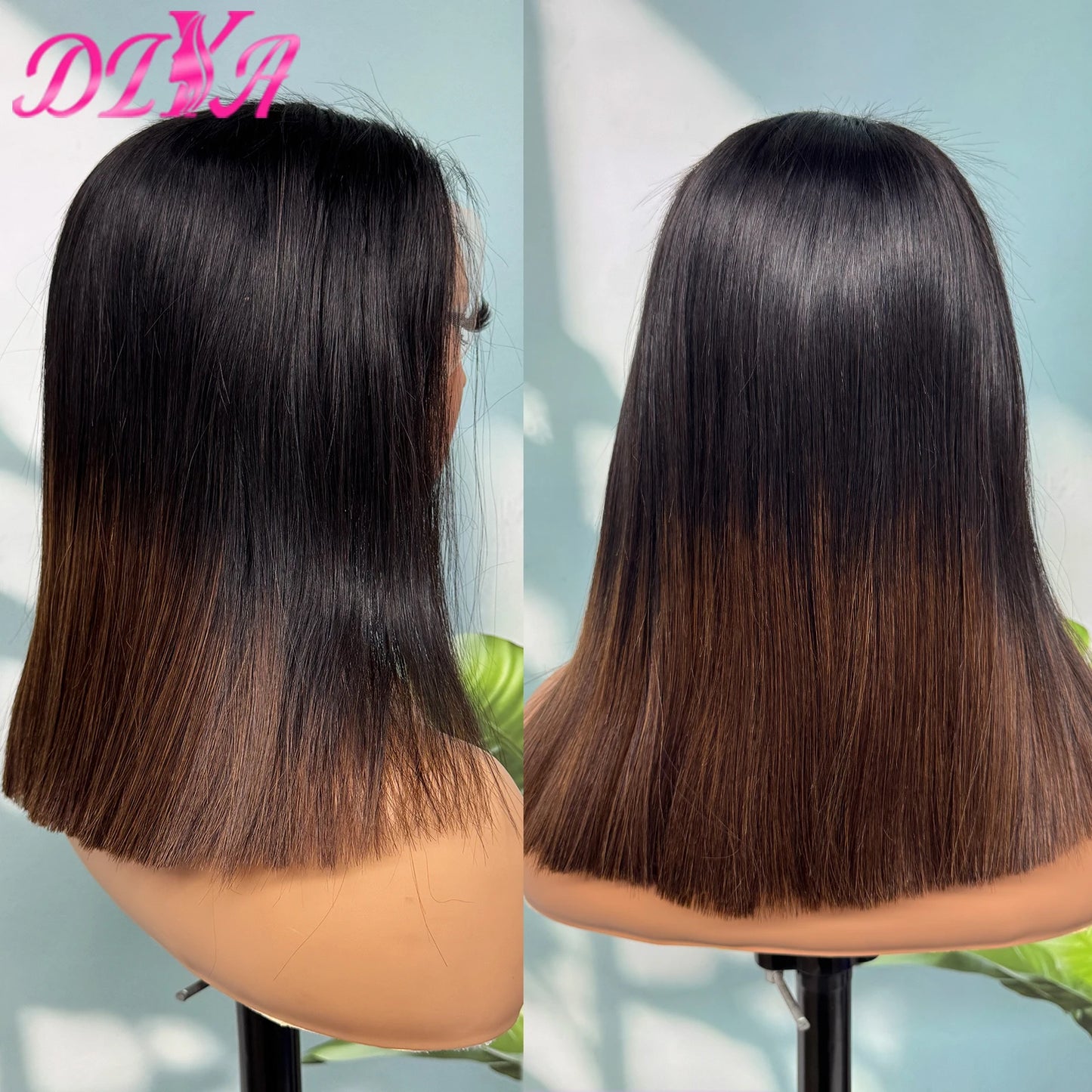 15A Super Double Drawn Bone Straight Bob Human Hair Wigs 300% Density High Quality Vietnamese Hair Wigs 13x4 Lace Wig for Women