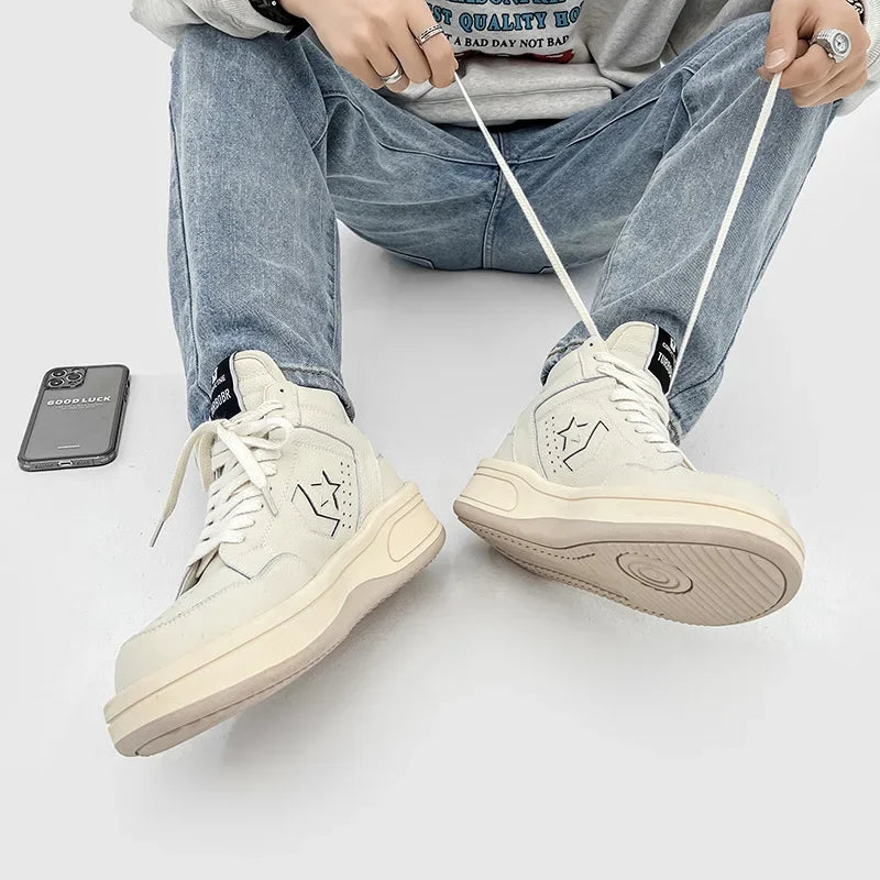 sports shoes for men and women are fashionable, casual and breathable for men and women, increasing platform shoes