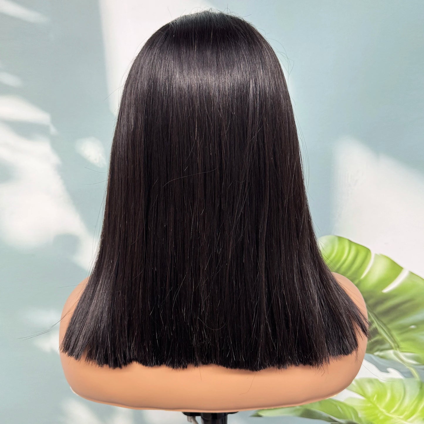 15A Super Double Drawn Bone Straight Bob Human Hair Wigs 300% Density High Quality Vietnamese Hair Wigs 13x4 Lace Wig for Women