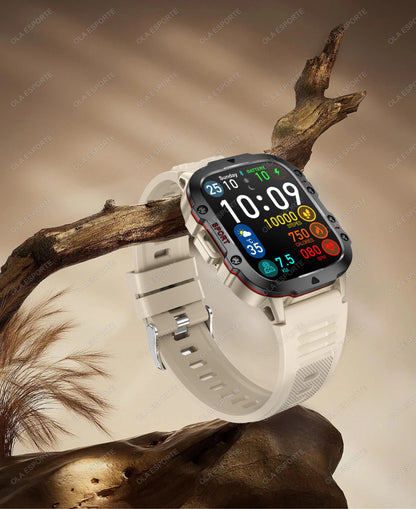 2025 For Huawei Xiaomi Military Men Smartwatch GPS Men Flashlight Waterproof Outdoor Sport Tracker HD Bluetooth Call Smart Watch New