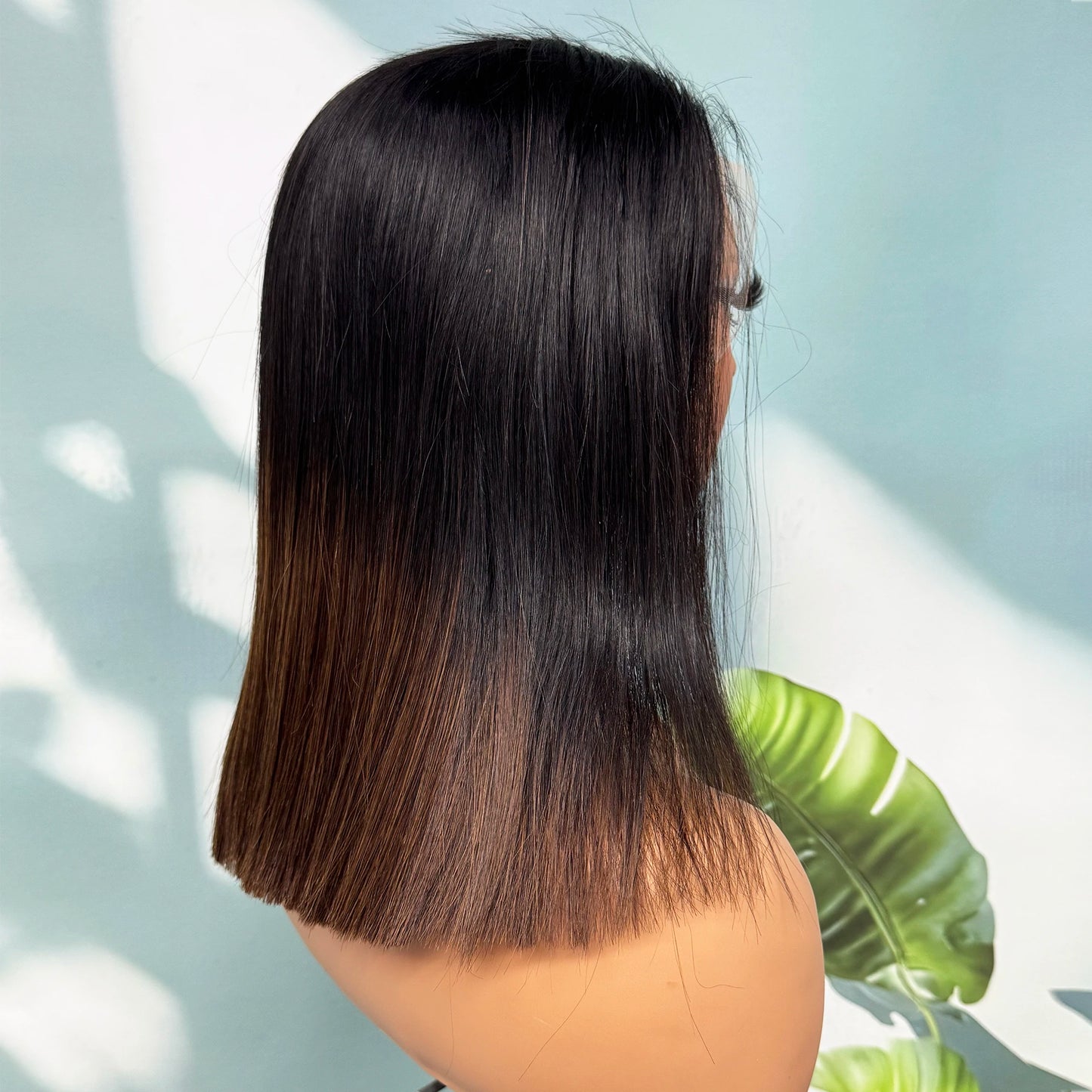 15A Super Double Drawn Bone Straight Bob Human Hair Wigs 300% Density High Quality Vietnamese Hair Wigs 13x4 Lace Wig for Women