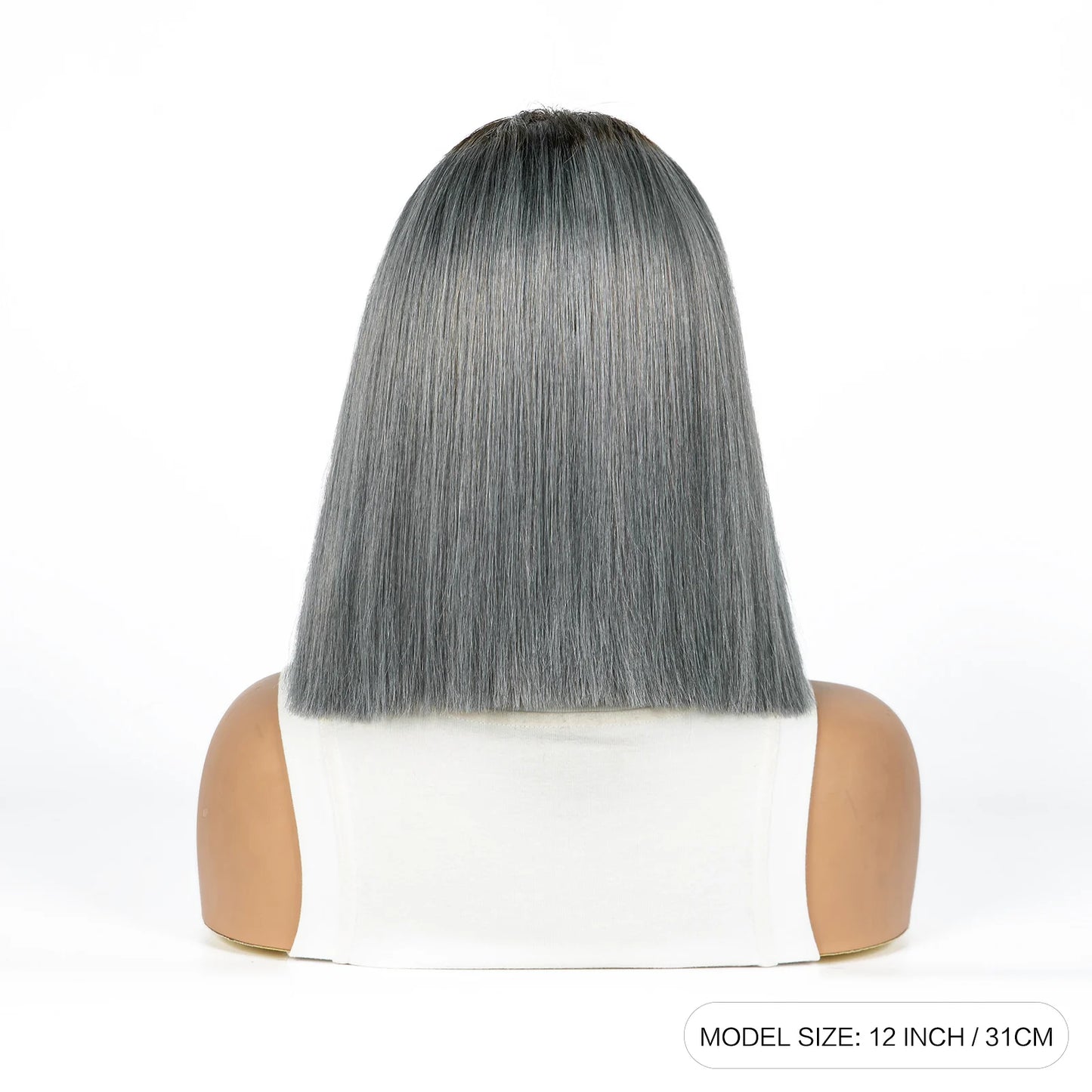 12A Double Drawn 2x6 Lace Closure Bone Straight Bob Human Hair Wigs 250% Density Brazilian Remy Human Hair Wig for Black Women