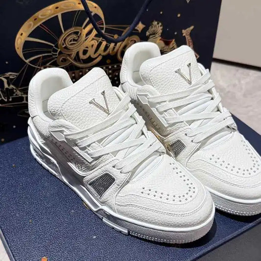 2025 New Men's Black Platform Casual Shoes High Street Lovers Joker Lace-up Increase Casual Sports Shoes Men's Shoes