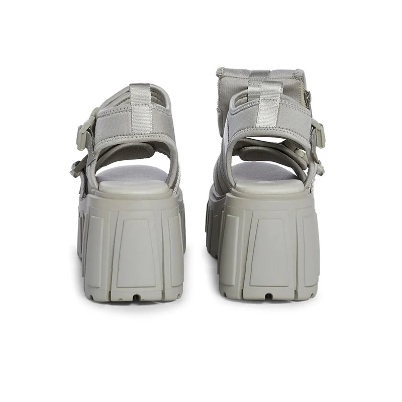 Women's Platform Spanish Fashion Brand 2024 Spring Style Dark Punk Height Increasing Roman Shoes Open Toe Men Sandal Boots
