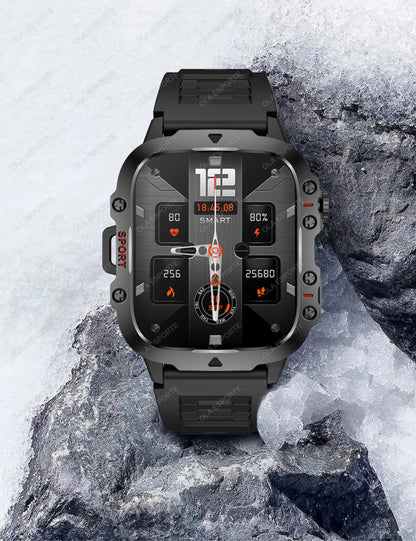 2025 For Huawei Xiaomi Military Men Smartwatch GPS Men Flashlight Waterproof Outdoor Sport Tracker HD Bluetooth Call Smart Watch New
