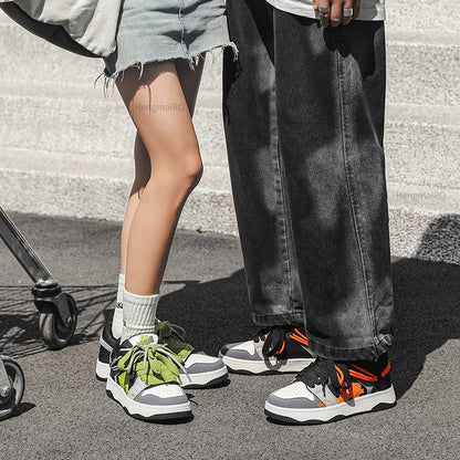 Women Shoes Men Unisex Classic Retro Punk Y2K Skateboard Shoes Fashion Sneakers Couple Students Outdoor Gym Sports Casual Shoes