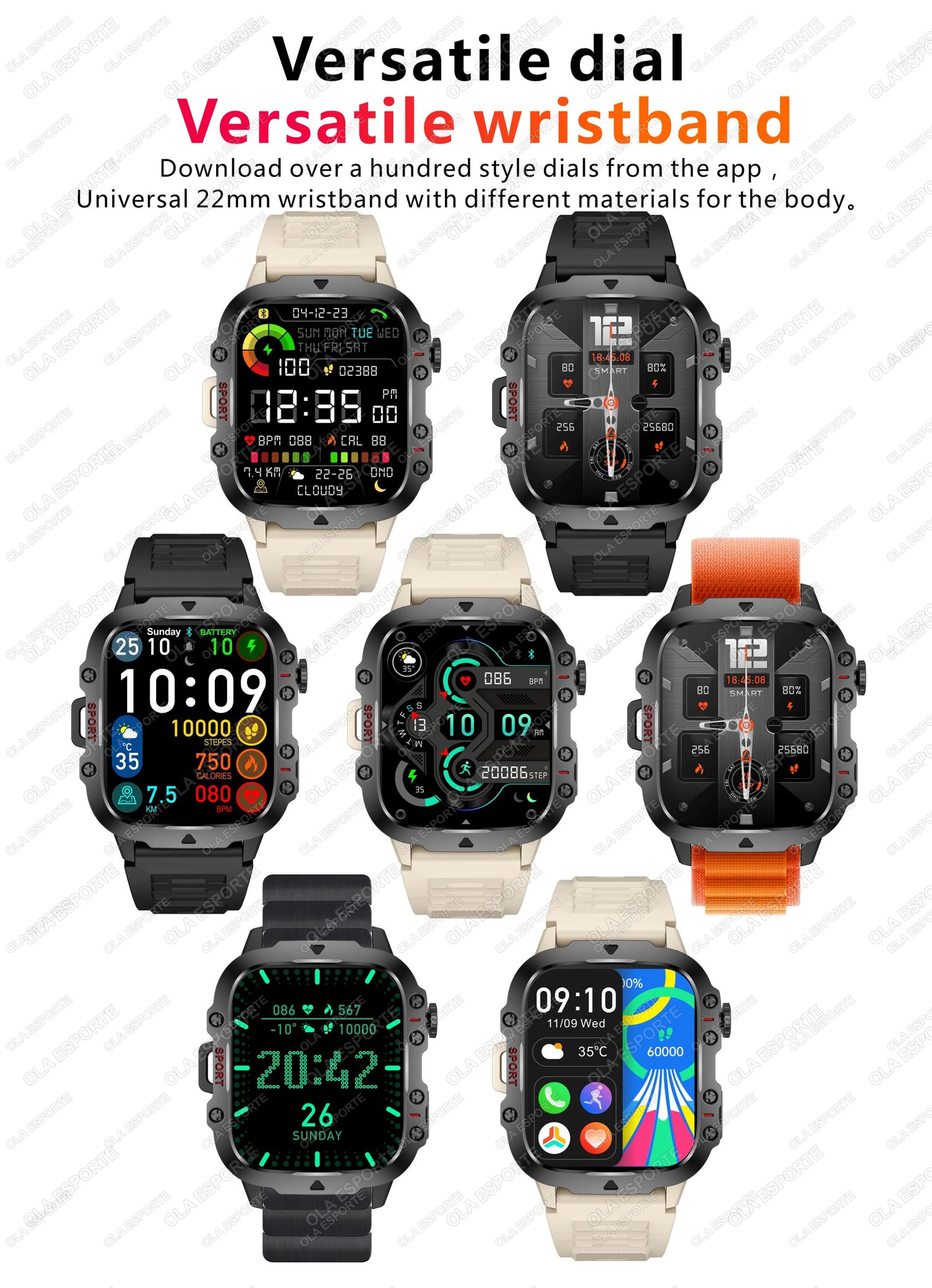 2025 For Huawei Xiaomi Military Men Smartwatch GPS Men Flashlight Waterproof Outdoor Sport Tracker HD Bluetooth Call Smart Watch New