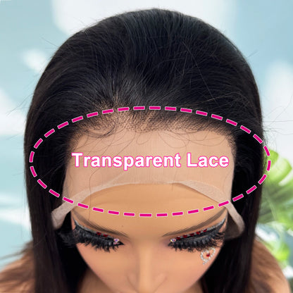 15A Super Double Drawn Bone Straight Bob Human Hair Wigs 300% Density High Quality Vietnamese Hair Wigs 13x4 Lace Wig for Women