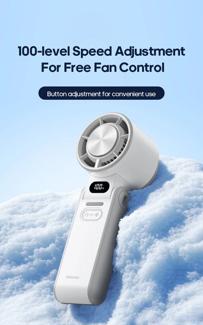 Hand Fan - Ultra Power Pocket Fan, Unique Sleek Design, Mini Handheld Fan with 5 Speeds, Lanyard, USB Rechargeable Portable Fan for Travel,Women,Men, Mini Fan Game Changer