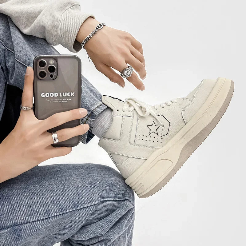 sports shoes for men and women are fashionable, casual and breathable for men and women, increasing platform shoes