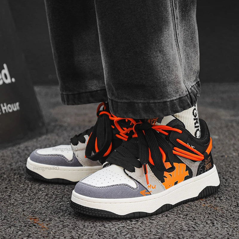 Women Shoes Men Unisex Classic Retro Punk Y2K Skateboard Shoes Fashion Sneakers Couple Students Outdoor Gym Sports Casual Shoes