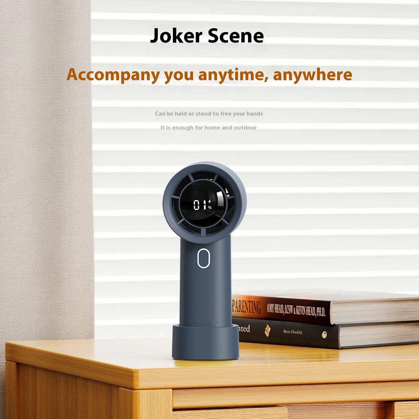 Portable Handheld Fan, Mini USB Rechargeable