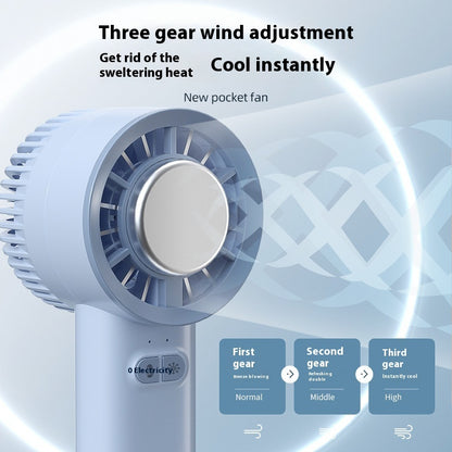 Jet Portable Fan Mini Ice Cold Fan Generation Brushless Motor Wind High Speed Duct Fans Violent Blower
